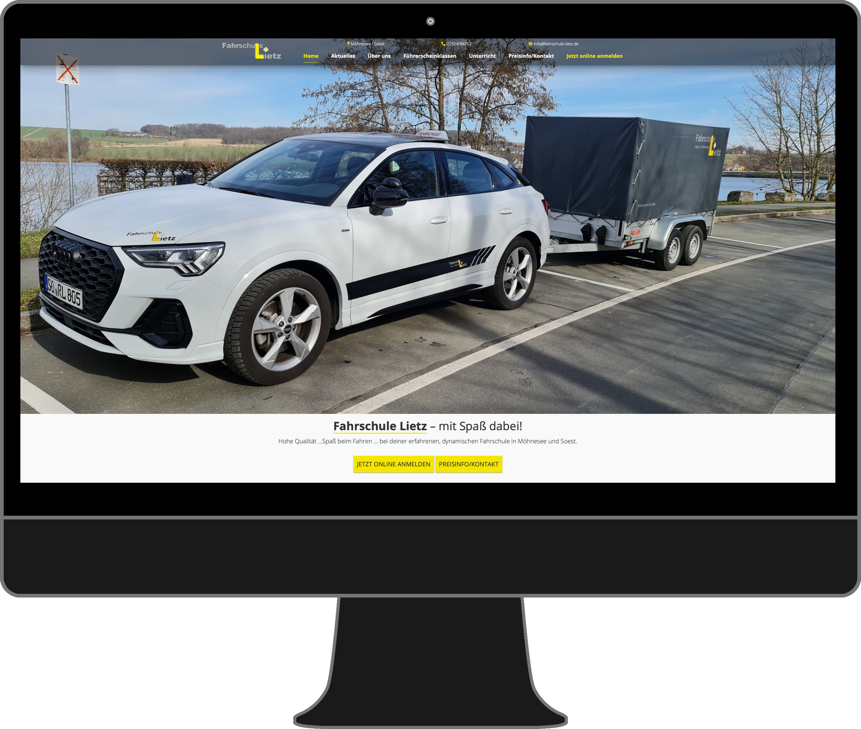 Webseite von Fahrschule Lietz Webseite von Fahrschule Lietz