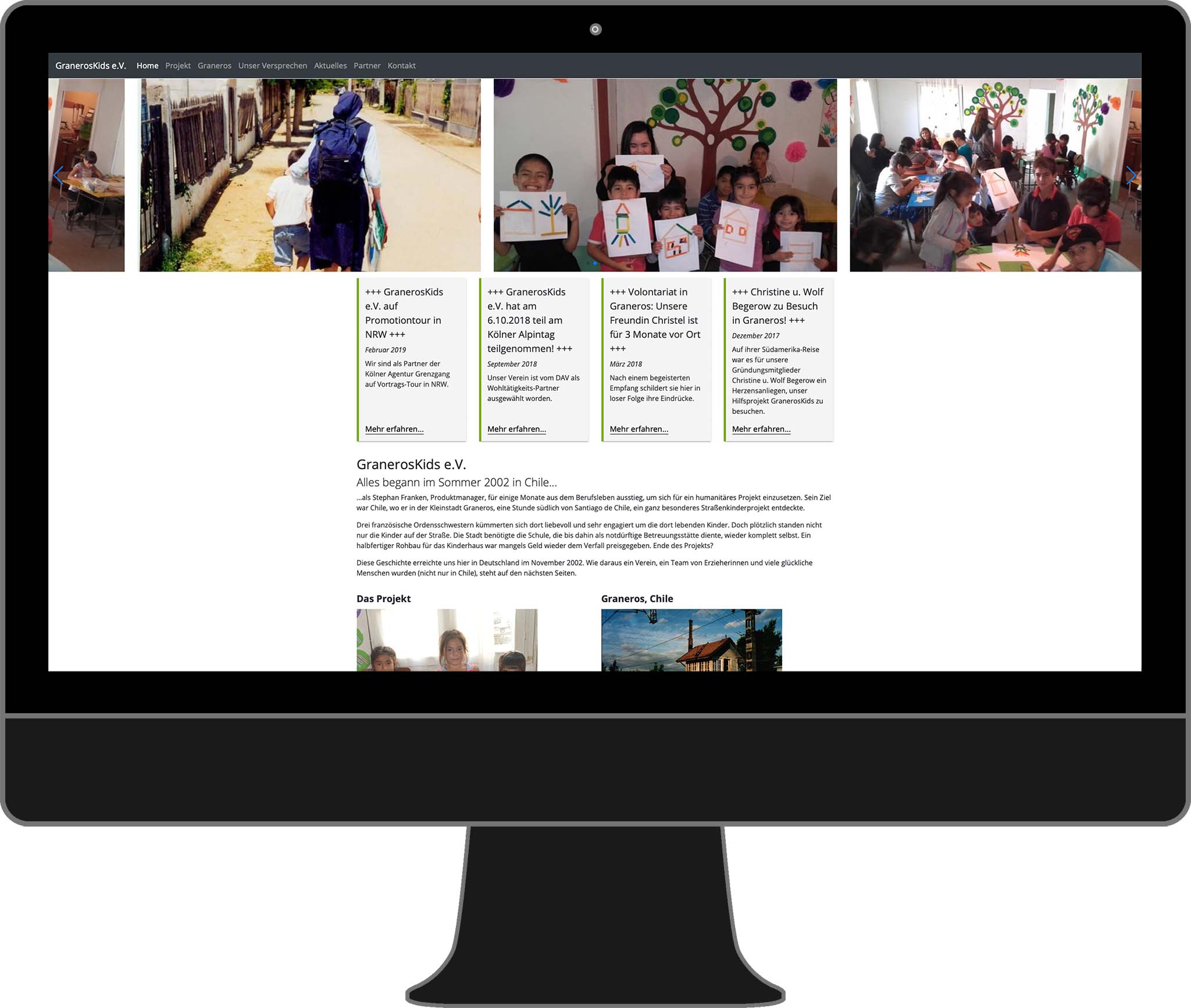 Webseite von GranerosKids Webseite von GranerosKids